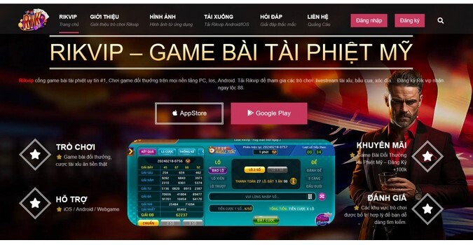 Rikvip – Game bài tài phiệt Mỹ