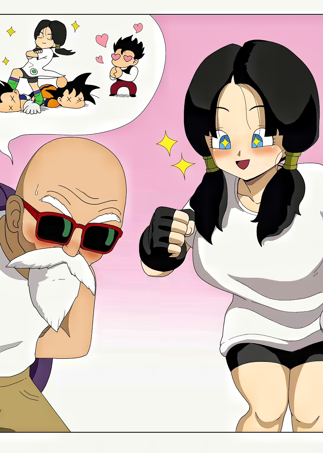 Videl X Master Roshi Edisi Decensored