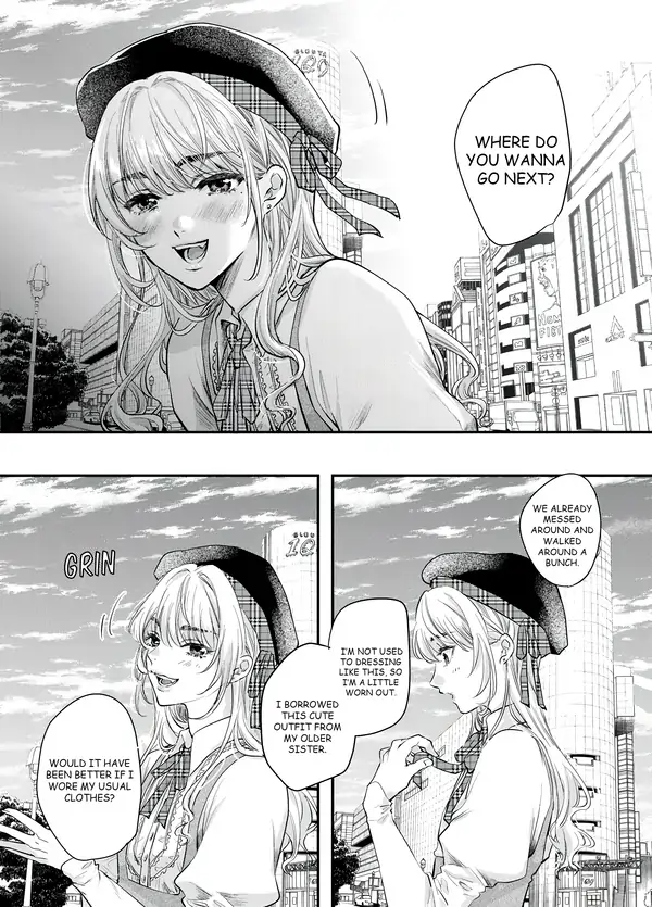 A date with a cute girl A date with a cute girl