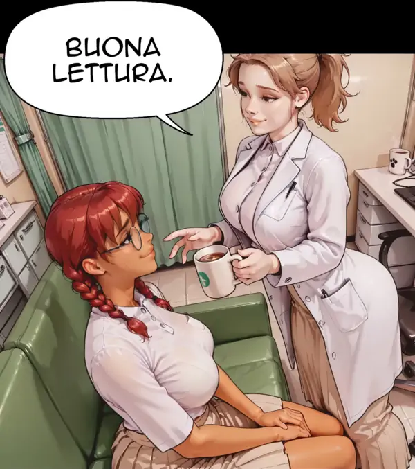 La visita medica: fra le sue gambe La visita medica: fra le sue gambe