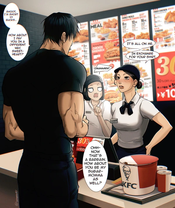 toji kfc comic toji kfc comic